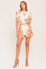 LOVELY DAYS IVORY WOVEN SHORT