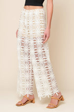 MEMORABLE FLIRT WOVEN LACE PANTS