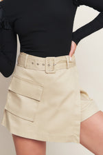 LET'S GO FOR DRINKS WOVEN SKORT
