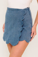 DREAM A LITTLE DENIM SKORT