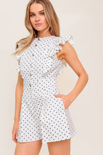 SUNNY MOOD WOVEN ROMPER