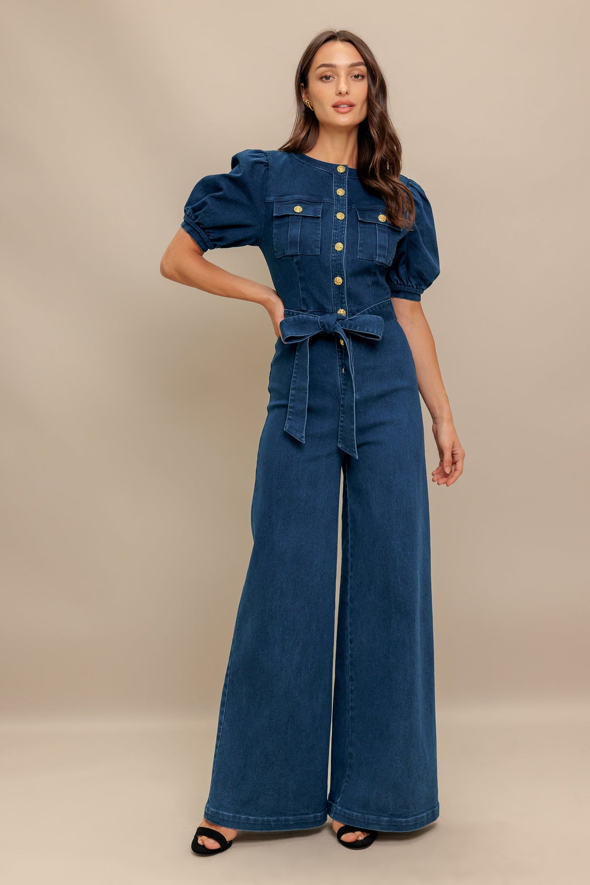 UTILITY QUEEN DENIM JUMPSUIT