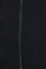 STREET ICON BLACK CORDUROY JUMPSUIT
