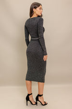 FOREVER IMPRESSED SWEATER MIDI DRESS