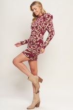 BASK IN LOVE SWEATER MINI DRESS