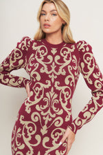 BASK IN LOVE SWEATER MINI DRESS
