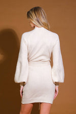 ALONG THE SHORELINESWEATER MIDI DRESS