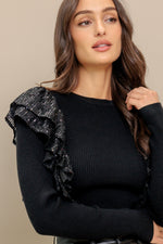 FIGHT THE FEELING SWEATER TOP