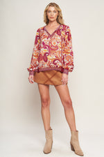 NEVER WANNA LEAVE WOVEN TOP