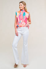 NATURE'S CHARM WOVEN TOP