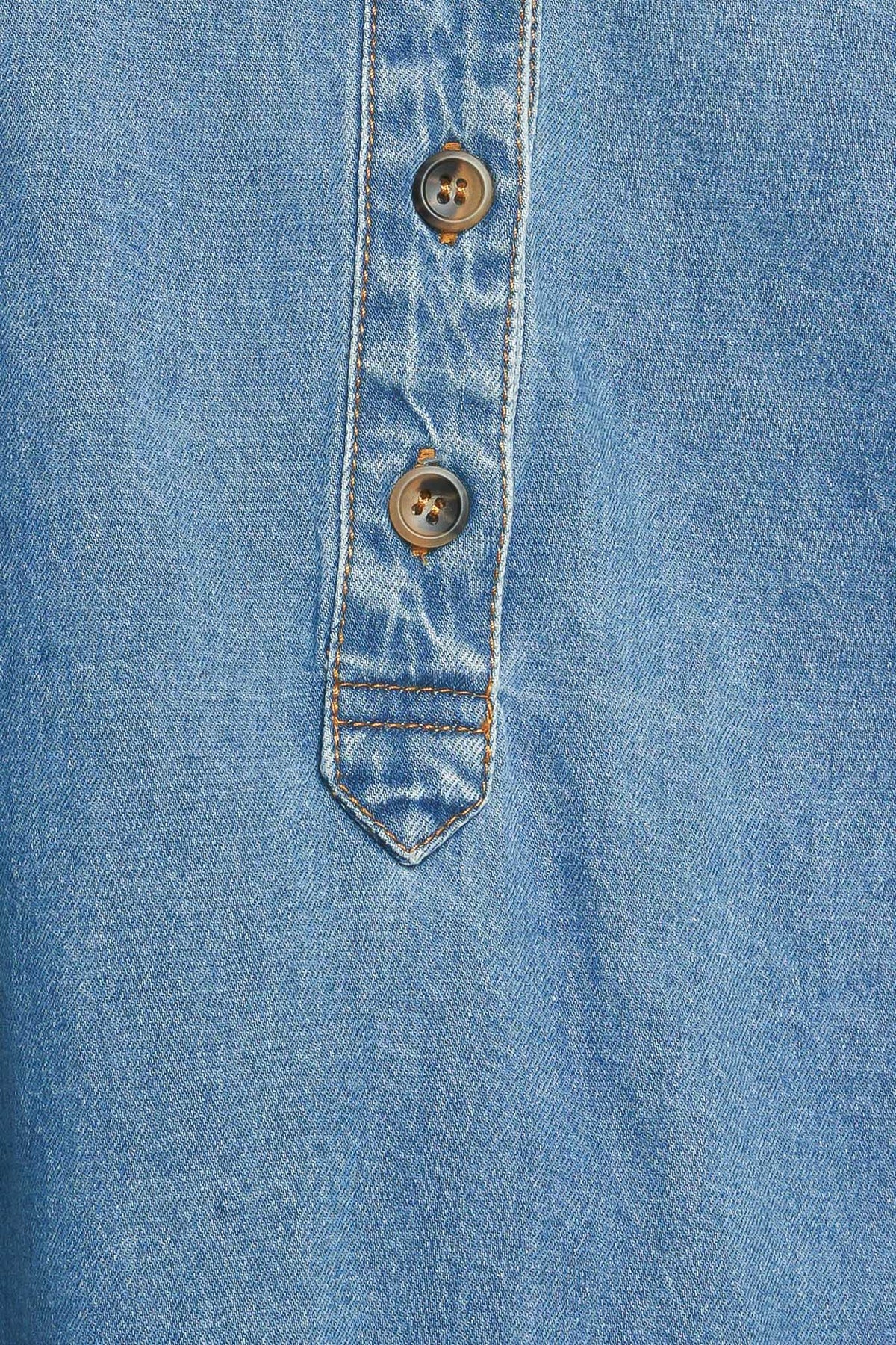 CLOSER TO YOU DENIM TOP