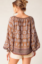 BE ALRIGHT WOVEN TOP