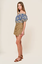 A DAY AT THE MARKET WOVEN TOP