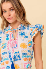 VENTURA VISION WOVEN TOP