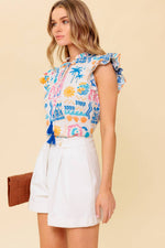 VENTURA VISION WOVEN TOP