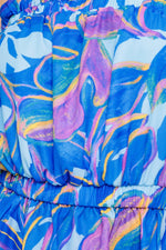 CHERISHED KISS BLUE WOVEN TOP AND PANTS SET