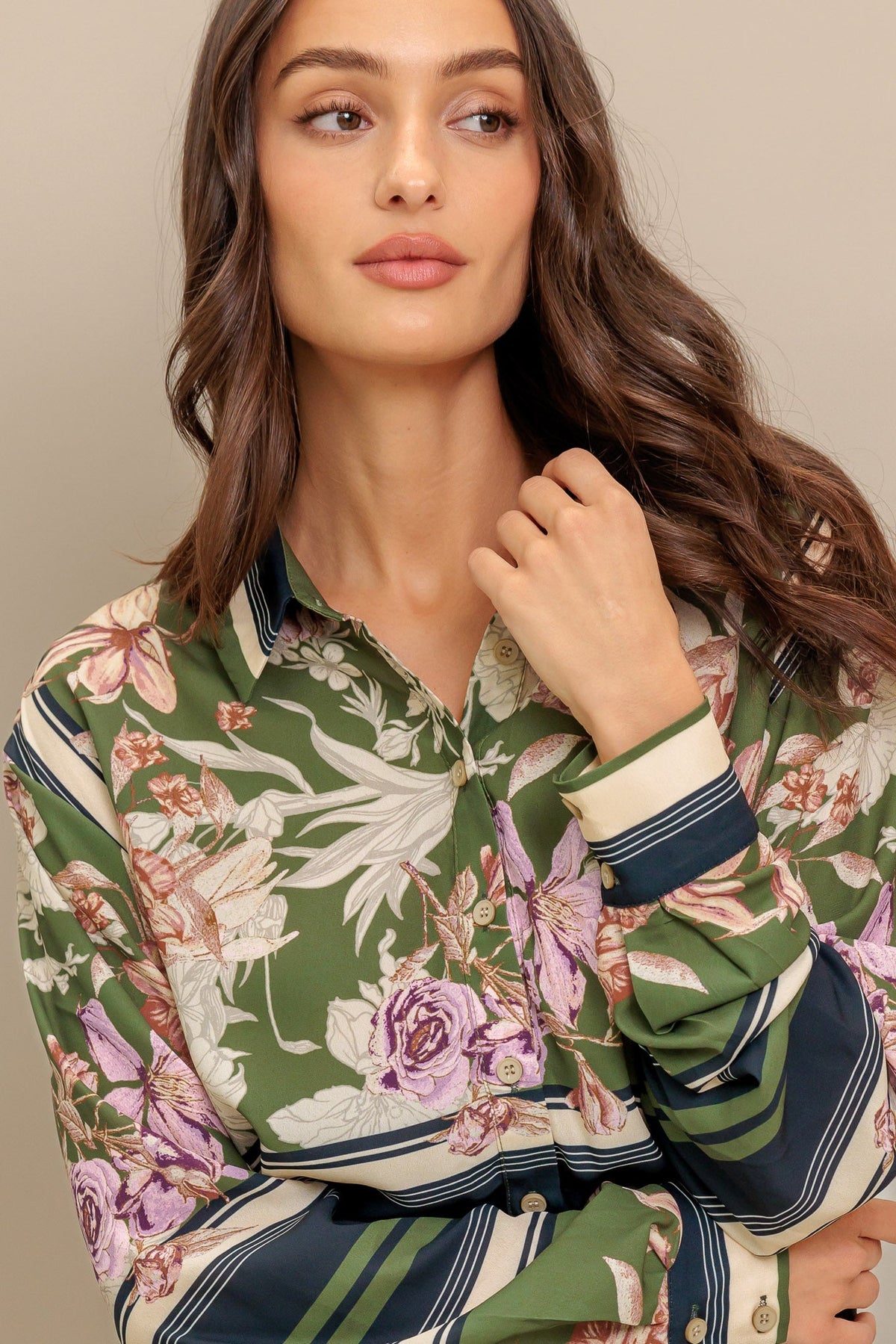 GARDEN CLUBWOVEN TOP