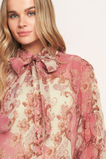ROCOCO ROSE WOVEN TOP