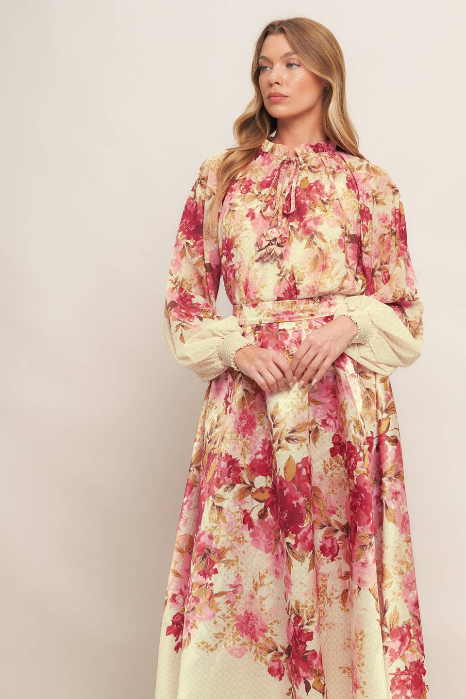 BLOSSOM DREAM BALLERINA WOVEN TOP