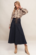 URBAN GODDESS WOVEN TOP