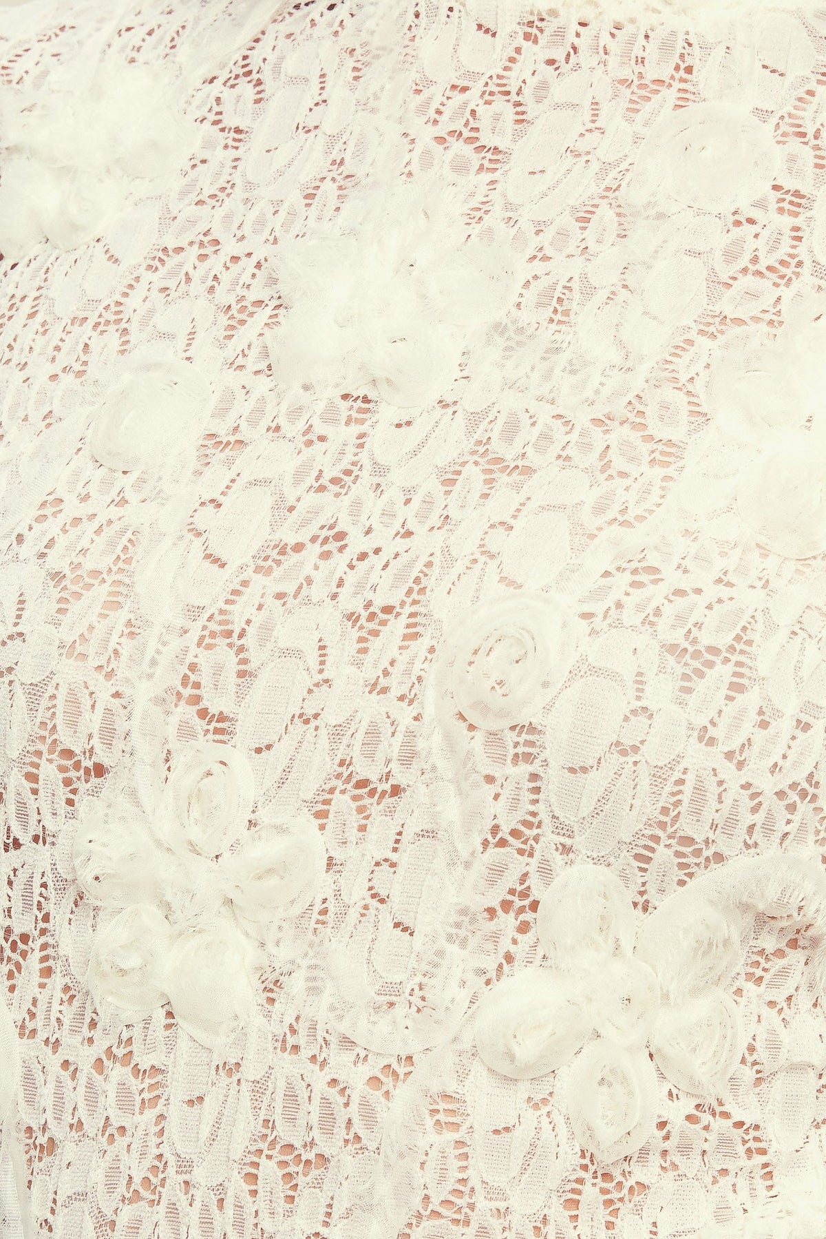 ROMANTIC SHEER FLORAL SWEATER TOP