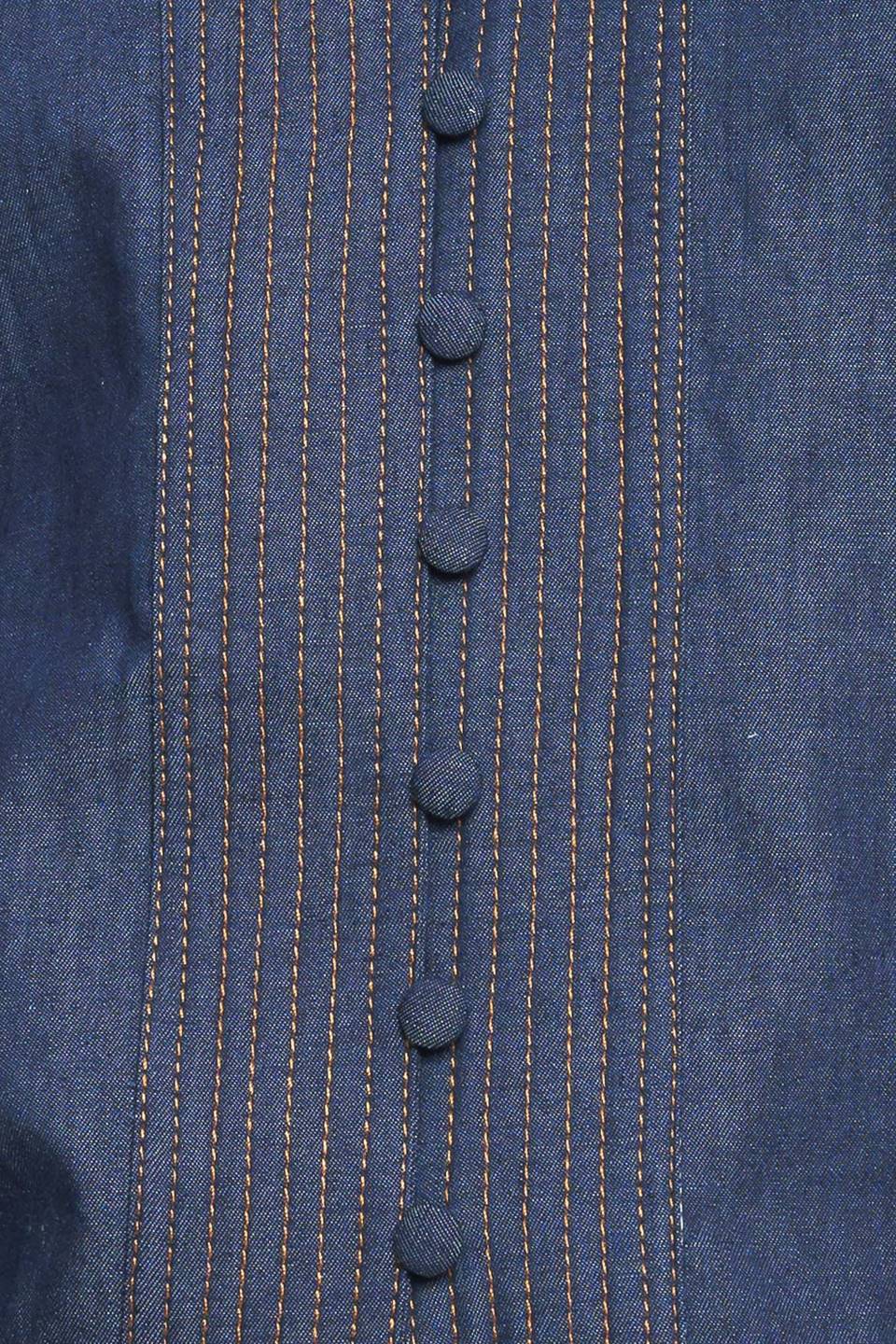 STITCH STORY LIGHTWEIGHT DENIM TOP