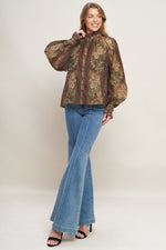 CELEBRITY MOMENT WOVEN TOP