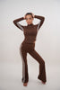 I Am Motivated Brown Flare Pant test