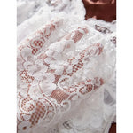 A Set Of Tulle Ultra Sexy Nightgown V-neck Bra Open Sleep Skirt Night Erotic Dress Woman Sheer Pajamas Lingerie Pants Luxury kit