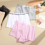 Finetoo Women's Panties Cotton Seamless Sports Boxers Underwear Female Solid Color Briefs Cozy Lingerie Intimate Underpant S-XXL