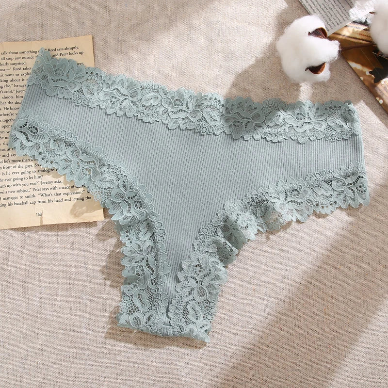 Perspective Lace Panties for Women Sexy Low Rise Brazilian Panties Female Breathable G-String Underwear Soft Intimates Lingerie