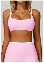 Sexy Back Sports Bra Top Women's Push-Up Yoga Underwear Fitness Top Running Workout Yoga Top Soft Beauty Back Bras Gym Underwear