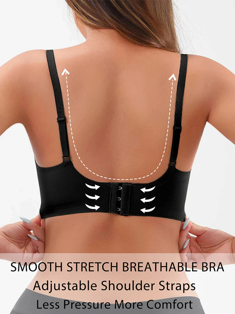 1pcs S-XL Seamless Female Underwear Jelly Gel Lady Bra Wireless Anti-sagging Bras Female Bralette Padded Comfortable Lingerie