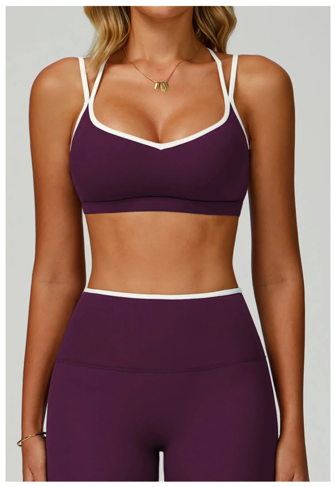Sexy Back Sports Bra Top Women's Push-Up Yoga Underwear Fitness Top Running Workout Yoga Top Soft Beauty Back Bras Gym Underwear