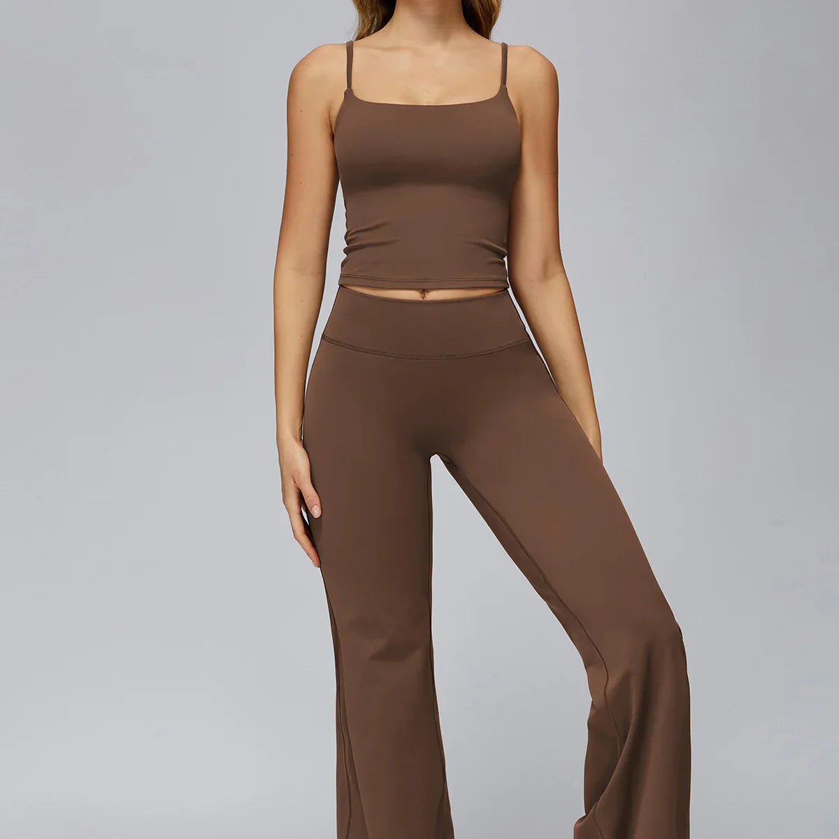 New yoga set 2 pieces gym set Women Long Sleeve Sports Shirts Sports Bra Leggings Suit Fitness Running Workout Suits Tracksuit