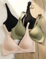 Wire Free Bra Brassieres Push Up Bralette Sexy Seamless Bras For Women Female Lingerie Woman Silky Underwear Intimate Sleepwear
