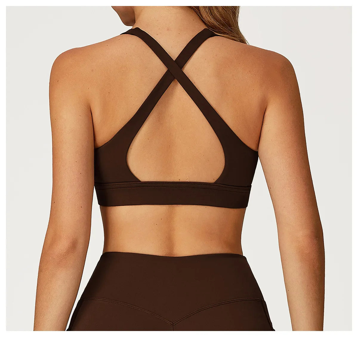 Sexy Gym Top Women Sports Bra Running Back Cross Push Up Yoga Bra Breathable Sports Underwear Women Fitness Workout Top Women