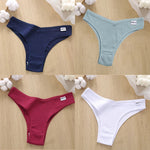 4Pcs/Set Cotton Panties Low Rise Briefs Women Underwear Bikini Ladies Sexy Underpants Female Intimates Girls Lingerie 2022 Hot