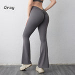 DIAS FIT JOY V-back flared pants yoga hip lifting tight pants wide leg fitness pants Gym exercise running yoga pants