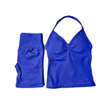 NCLAGEN Yoga Sets Women Gym Clothes ongline Strappy Top Shorts Activewear Sports 2 Piece Fitness Suit Running Workout Sportwear