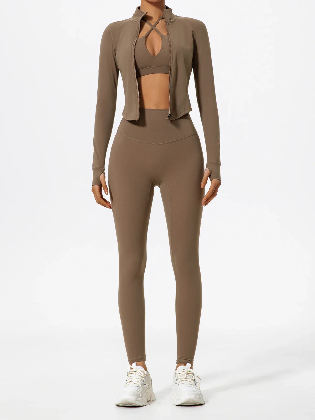 Hearuisavy Summer Ultra-Soft Fabrics Tight Sports Jackets Women Zipper Gym Yoga Clothes Female Quick-Dry Long Sleeve Sportswear