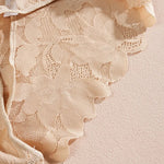 New Sexy Floral Lace Underwire Bras Panties Sets Hollow Out See-Through Romantic Lingerie Underwear Sexy Women Panties S-XL