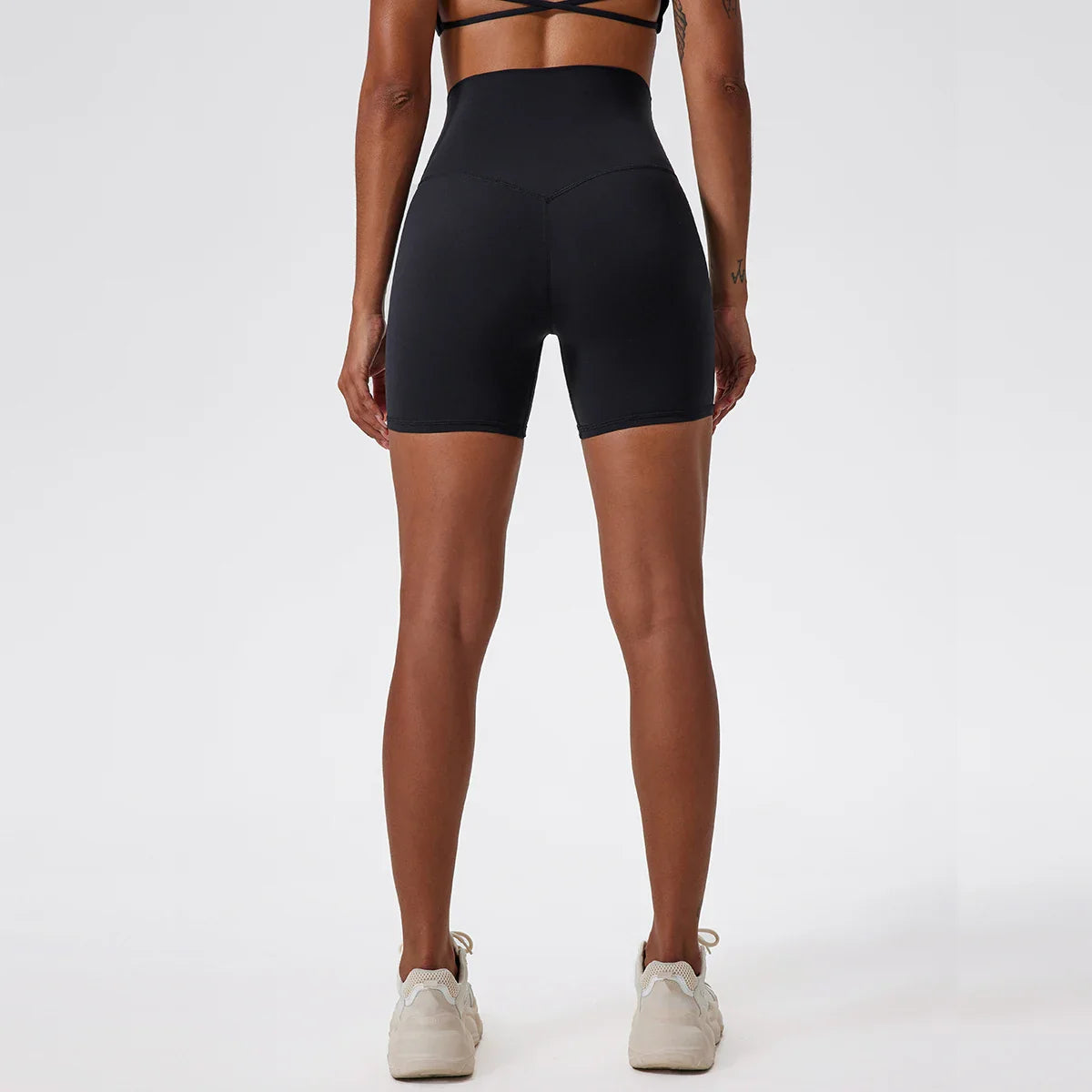 Hearuisavy Summer Soft Sports Shorts Buttock Lift Gym Leggings Women High Waist Yoga Shorts Women Running Cycling Workout Shorts