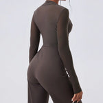 Women Crop Tops Yoga T-shirts Solid Sports Top Long Sleeve Running Shirts Sexy Exposed Navel Quick Dry Fitness Gym Sport Wear
