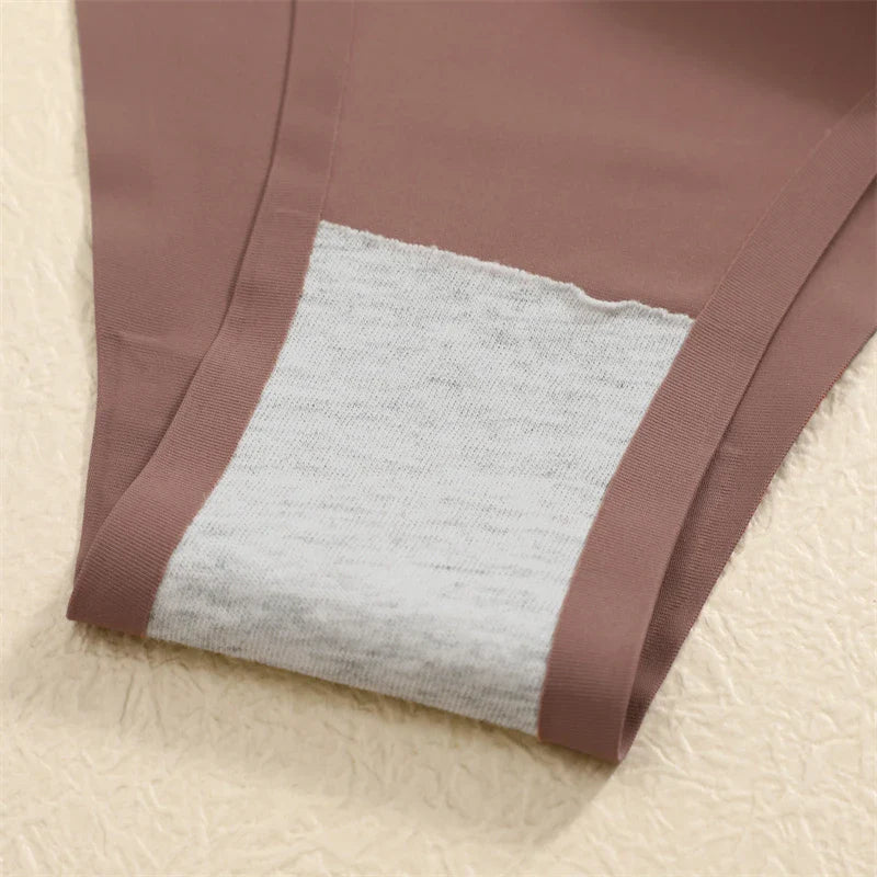 8Pcs/Set Seamless Thong Women Invisible Thin Strap Low Waist High Stretch Flexibility Panties Sexy Underwear Briefs T-back