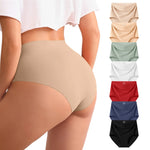 One Piece Women Sexy Panties High Waist Seamless Underwear Silky Female Breathable Comfort Briefs S-2XL