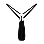 1pcs Low-Waist Sexy Women's thongs Breathable Panties With Heart Back Decor Elegant Sexy Lingerie for Ladies g-string Underwear