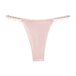 1pcs Women Sexy Thongs Low Rise Lady G-string Heart Decoration Erotic Intimate Lingerie T-Back New Fashion Cotton Crotch Panties