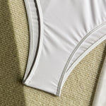 Sexy White Black Skirt 3 Piece Bikini Set 2025 Women Starfish Ornament Push Up High Waist Swimsuit Beach Bathing Suit Swimwear