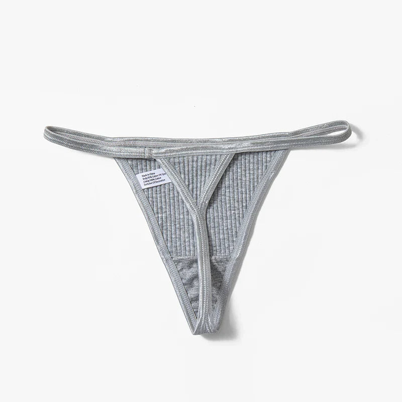 Sports Cotton Sexy Women's Panties Simple Thongs Lingerie Briefs Female Underwear G-Strings Hot T-Back Breathable Underpants